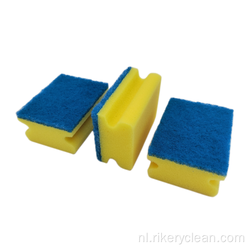 Handgreep vorm spons scrubbers voor huishoudelijke reiniging
